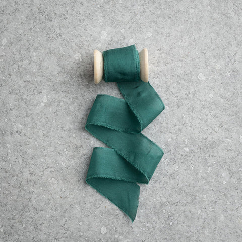 Silk Habotai Ribbon #34 PINE