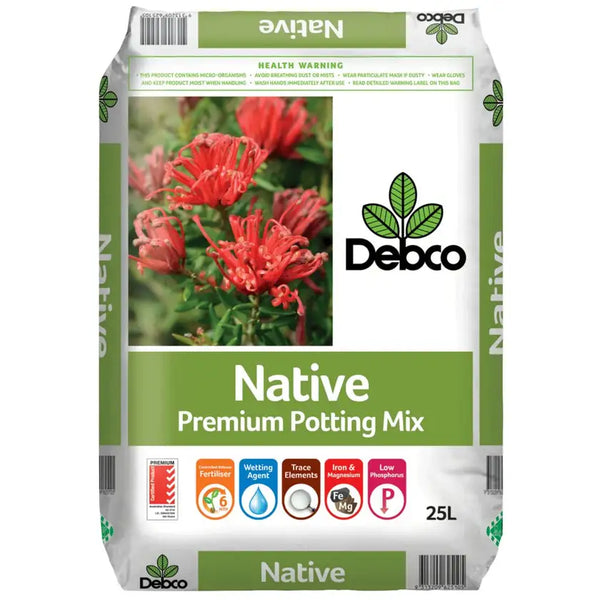 Debco Native Premium Potting Mix 25L