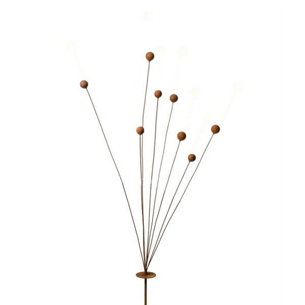 Spray Billy Buttons Short Rust