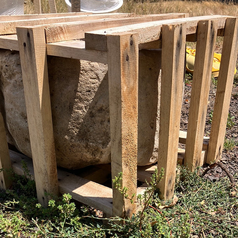 Vintage limestone trough A24