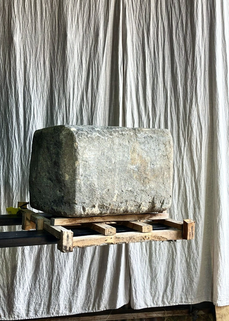 Vintage limestone trough D12 62cm x 58cm wide x 42cm high
