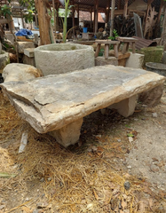 VINTAGE LIMESTONE BENCH B21