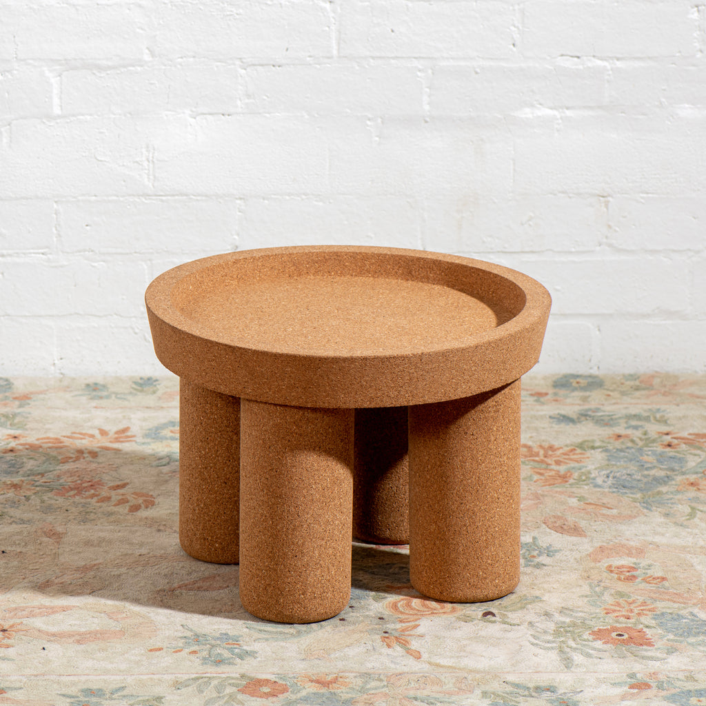 'Boots' reclaimed cork table – Big Daisy