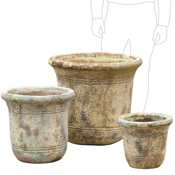 Kiln Fired Cappo Pot – Big Daisy