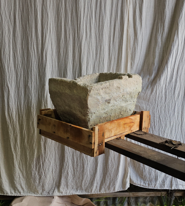 Vintage limestone trough C25
