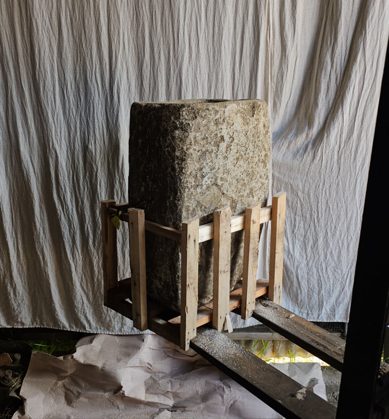 Vintage limestone trough C21 - Big Daisy