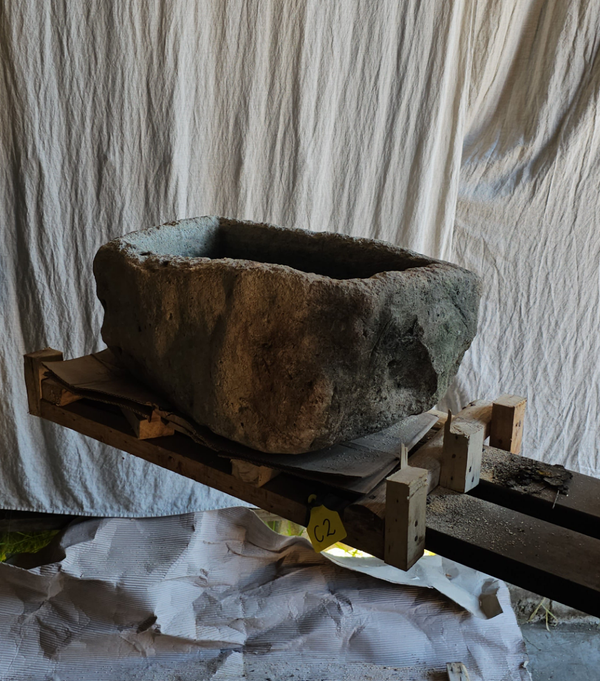 Vintage limestone trough C2