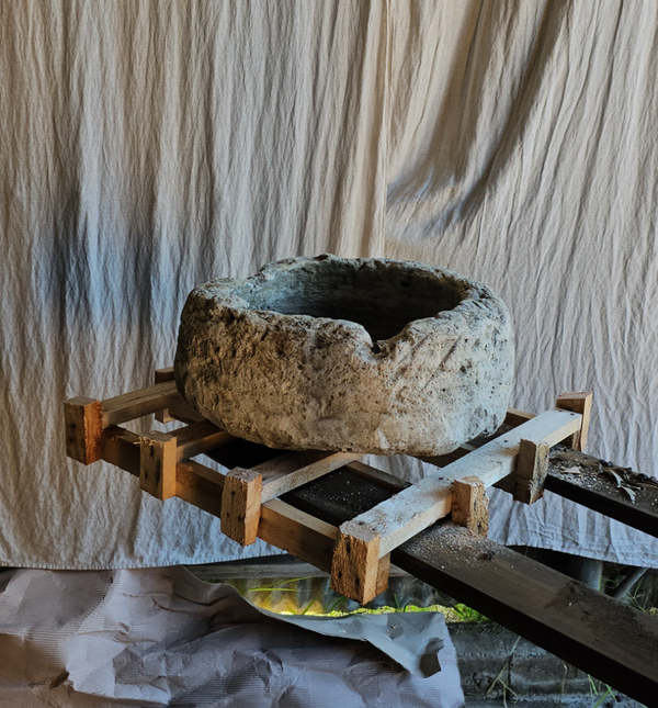 Vintage limestone trough C14