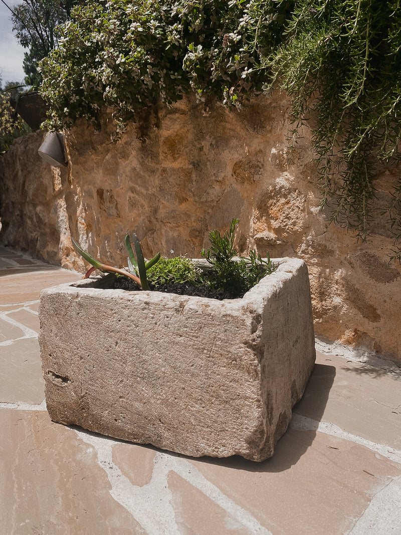 Vintage limestone trough #A25