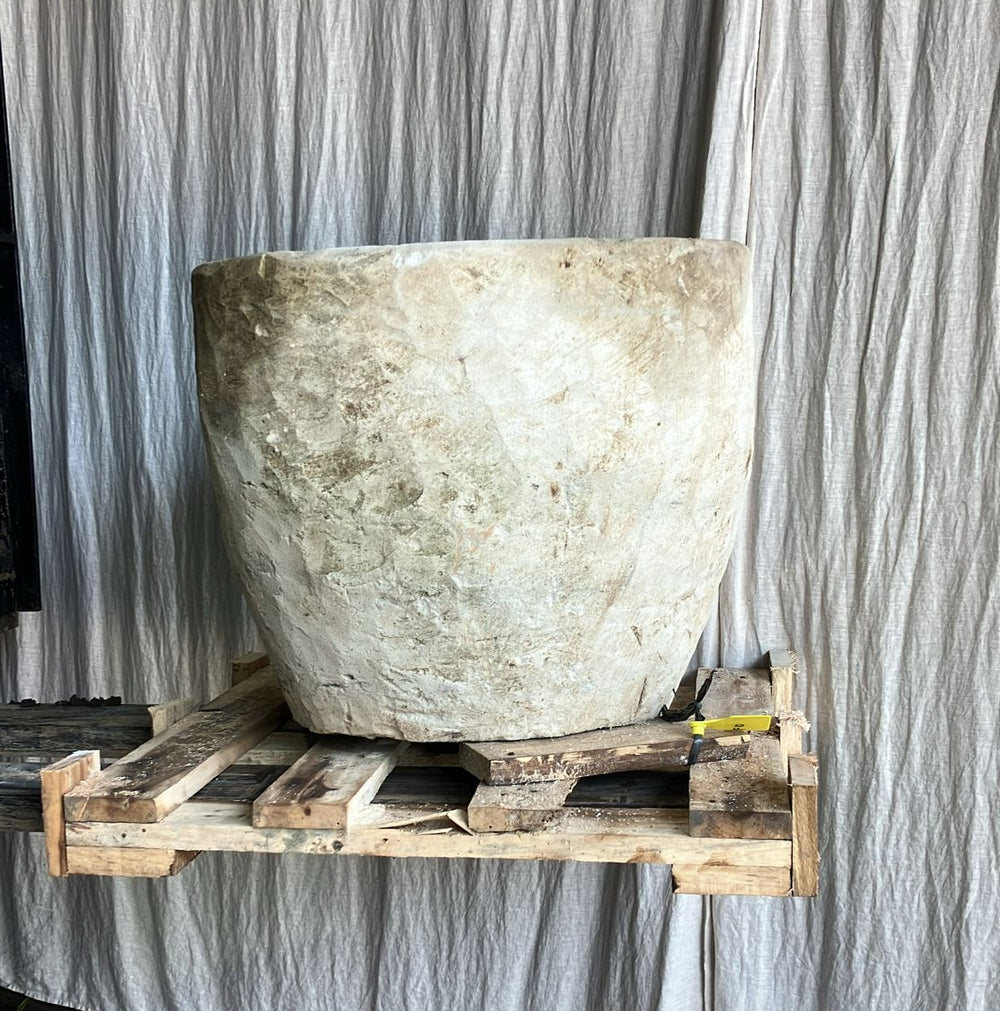 Vintage Limestone Trough F10 60x58x47cm H