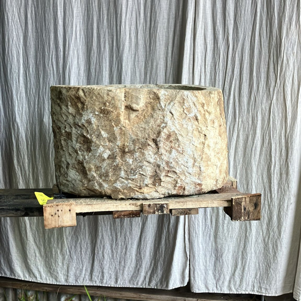 Vintage Limestone Trough F31 67x63x40cm H