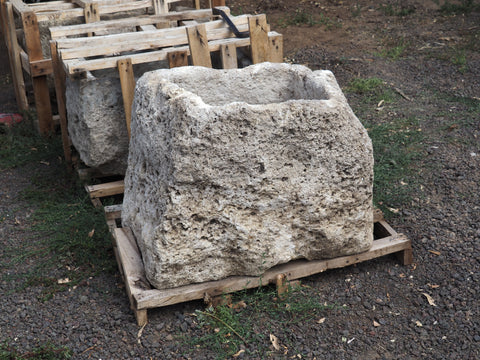 Vintage limestone trough A45