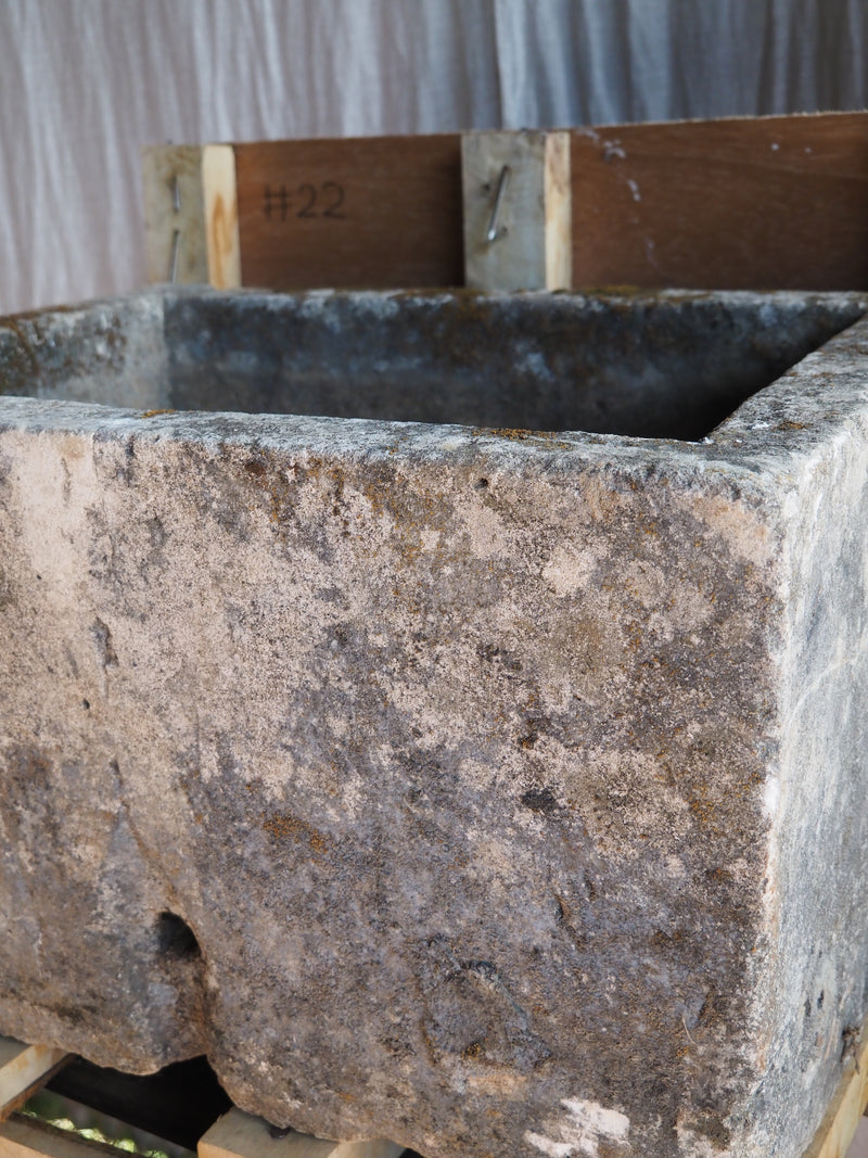 Vintage limestone trough #22