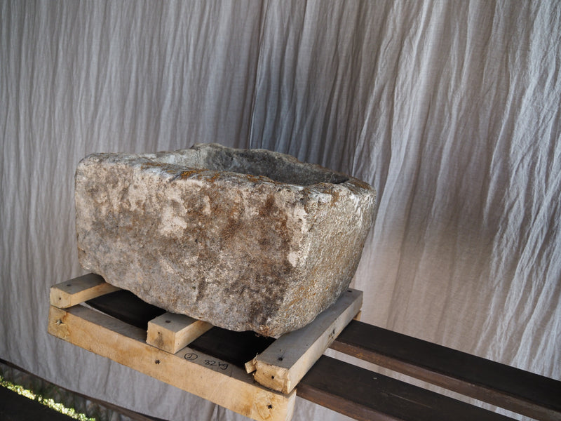 Vintage limestone trough #2