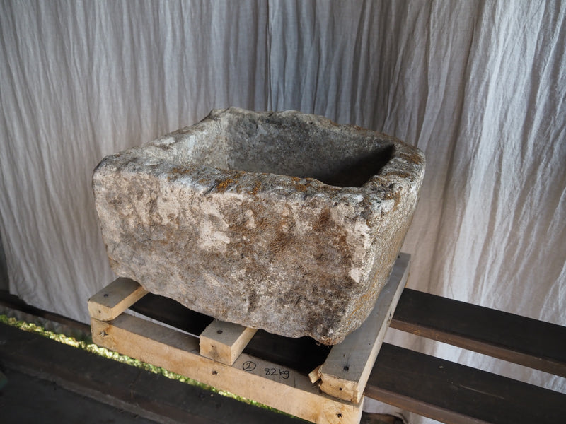 Vintage limestone trough #2