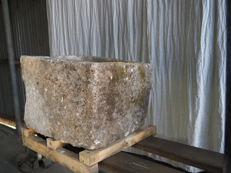 Vintage limestone trough #9