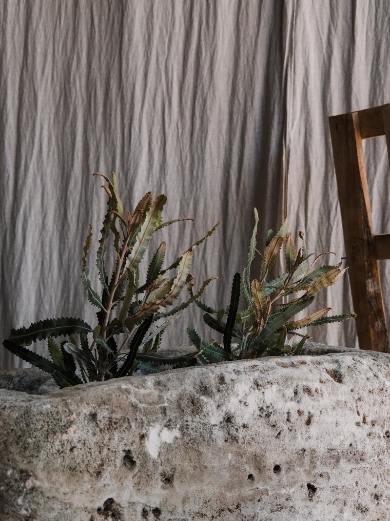 Vintage limestone trough #A62