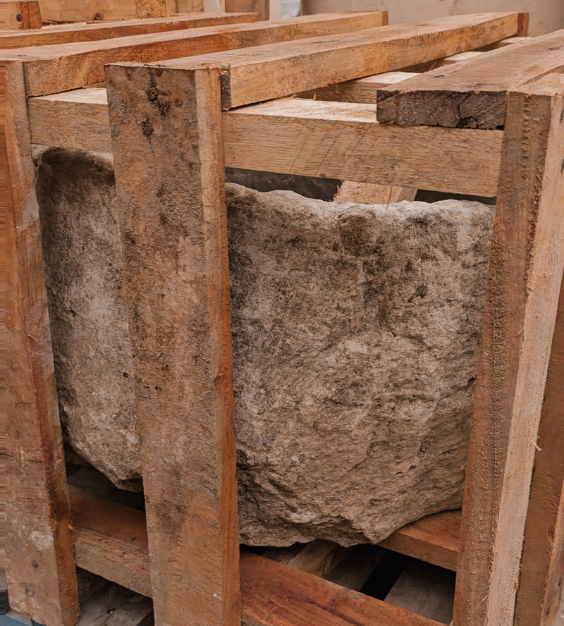 Vintage limestone trough #A58