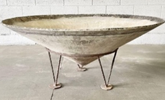 Wok planter - concrete - 1.2m D x 42cm H