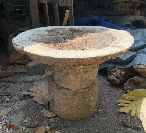 Vintage limestone table #3 - Preorder