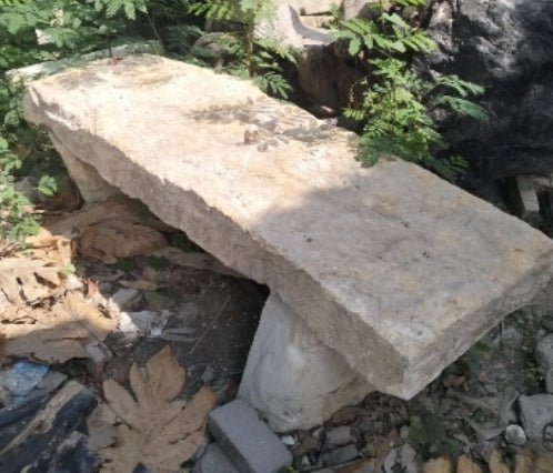 Vintage limestone table/bench #4 - Preorder