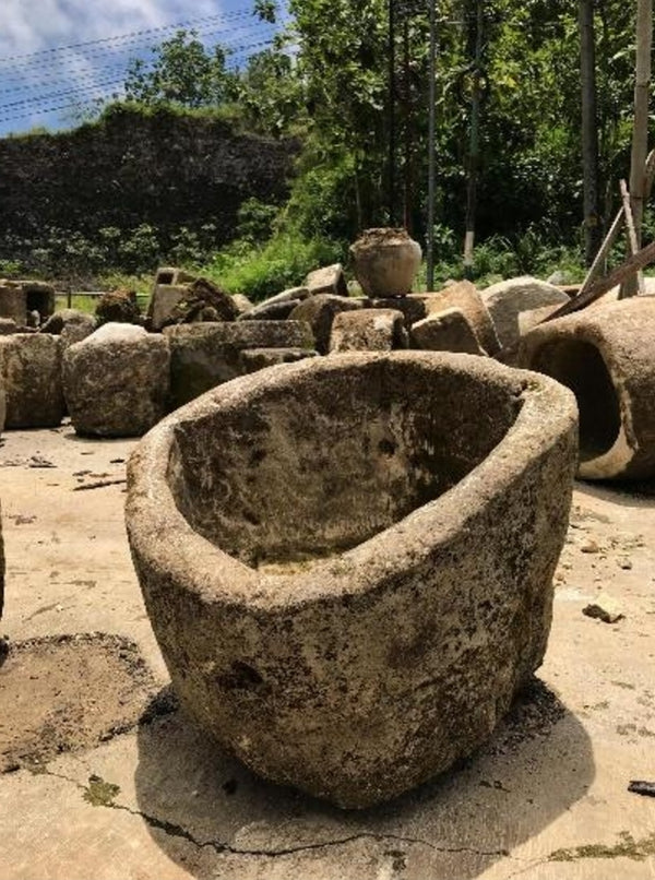 Vintage limestone trough C4