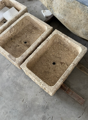 Cream marble sink (35x55x17)