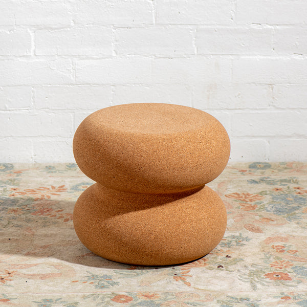 'Cheesewheels' reclaimed cork stool