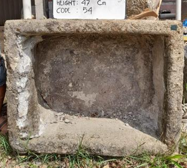 Vintage limestone trough D3