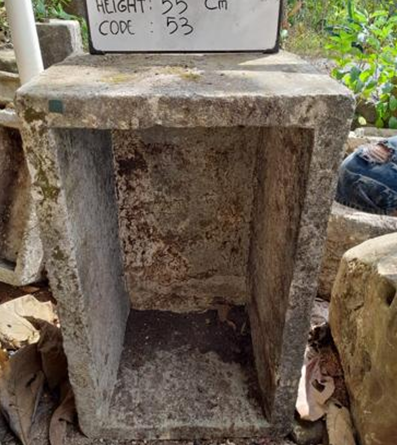 Vintage limestone trough D4
