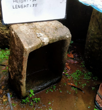 Vintage Limestone Trough F24 55x43x30cm