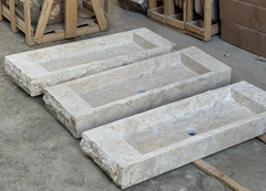 Long Ivory marble sink (100x40x12)