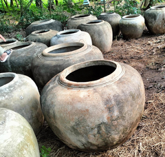 Antique Cement Pot 80x80x70cm