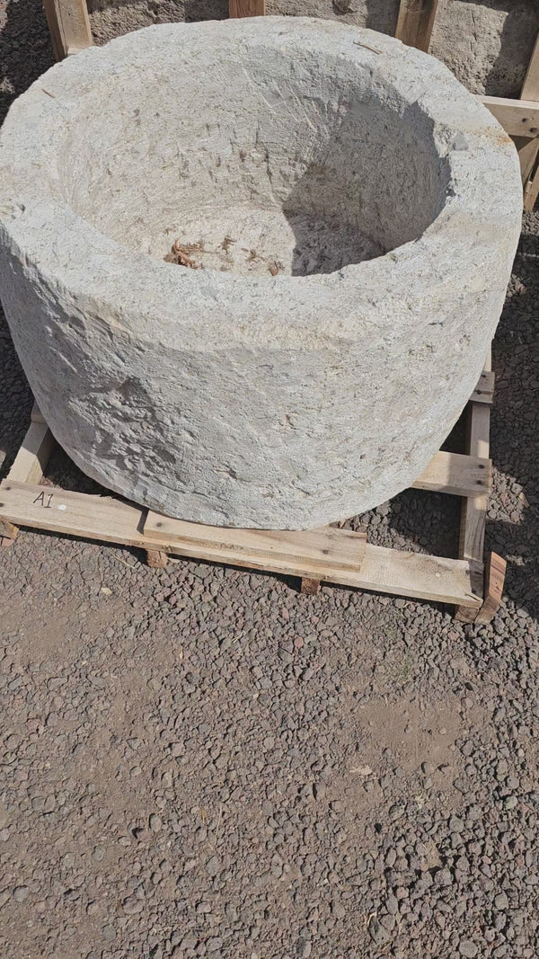 Vintage limestone trough A1