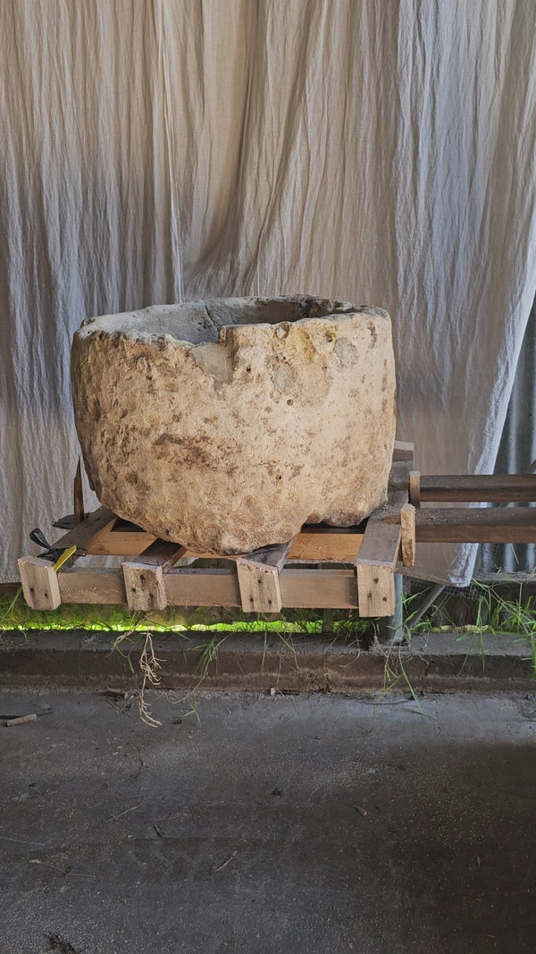 Vintage limestone trough A53