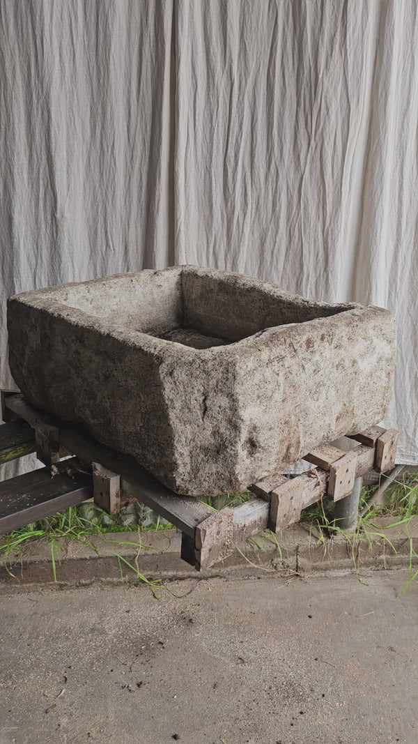 Vintage limestone trough A48