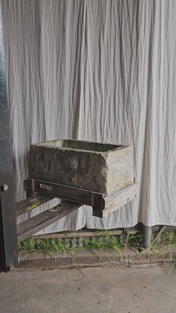 Vintage limestone trough B8