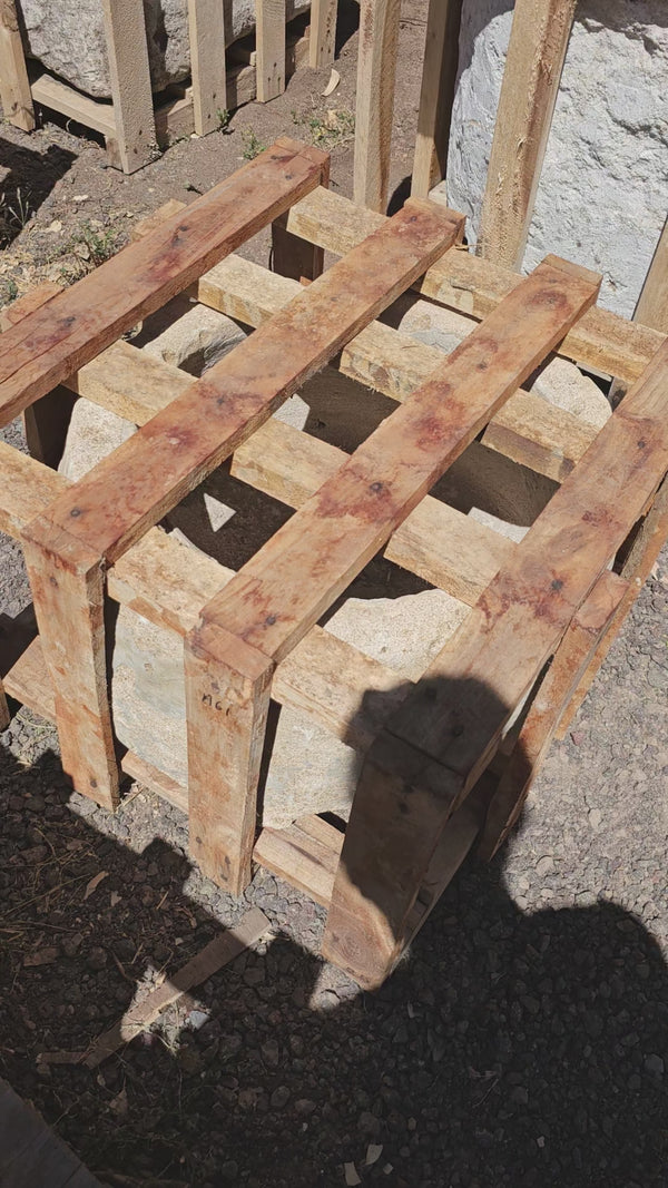 Vintage limestone trough A61