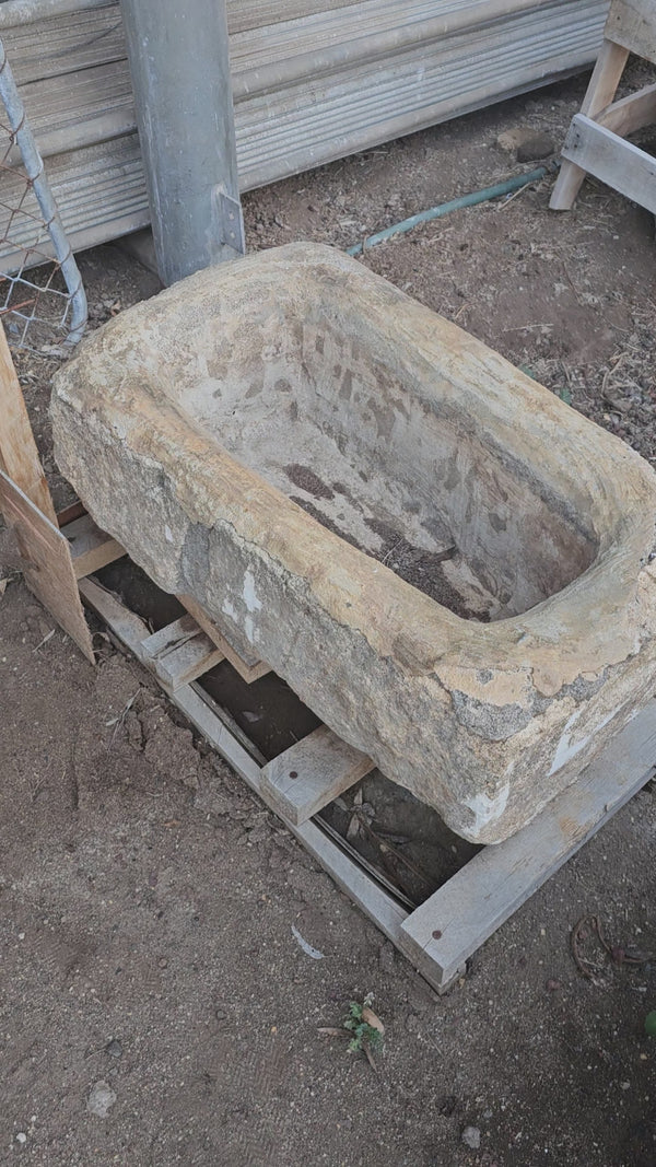 Vintage limestone trough 19