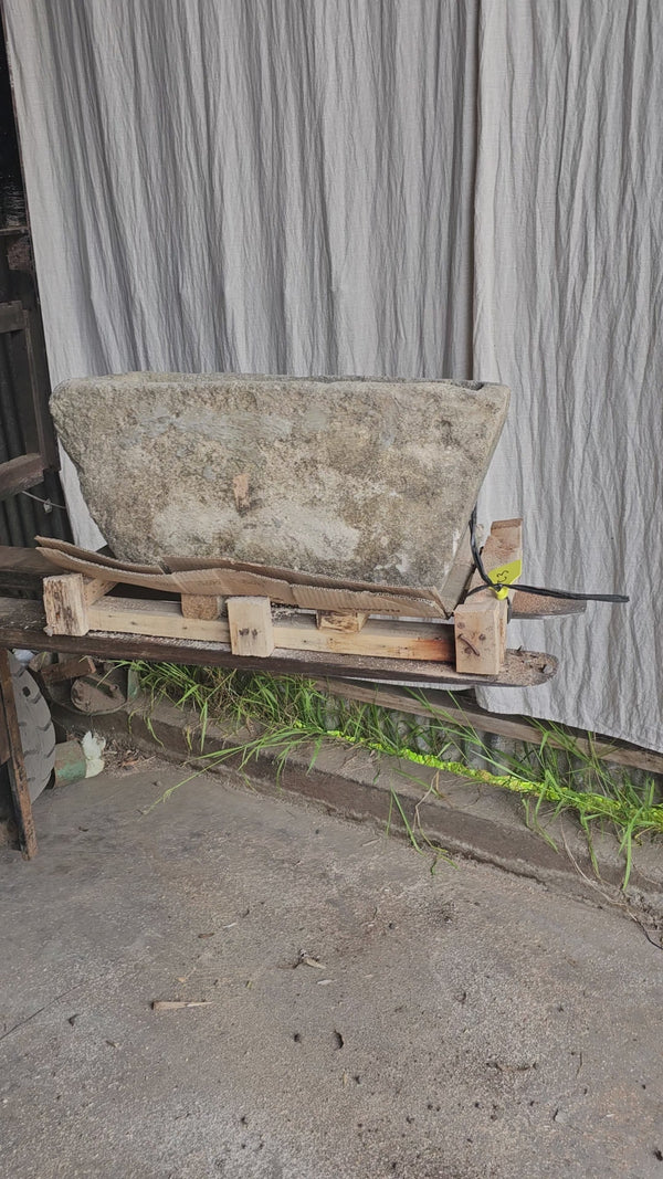 Vintage limestone trough C3