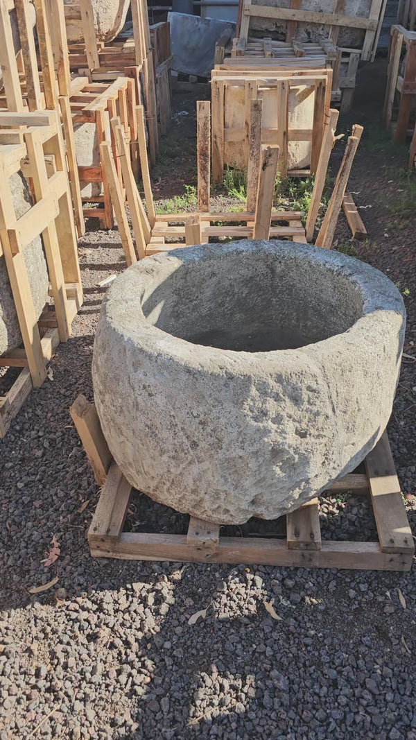 Vintage limestone trough #A38