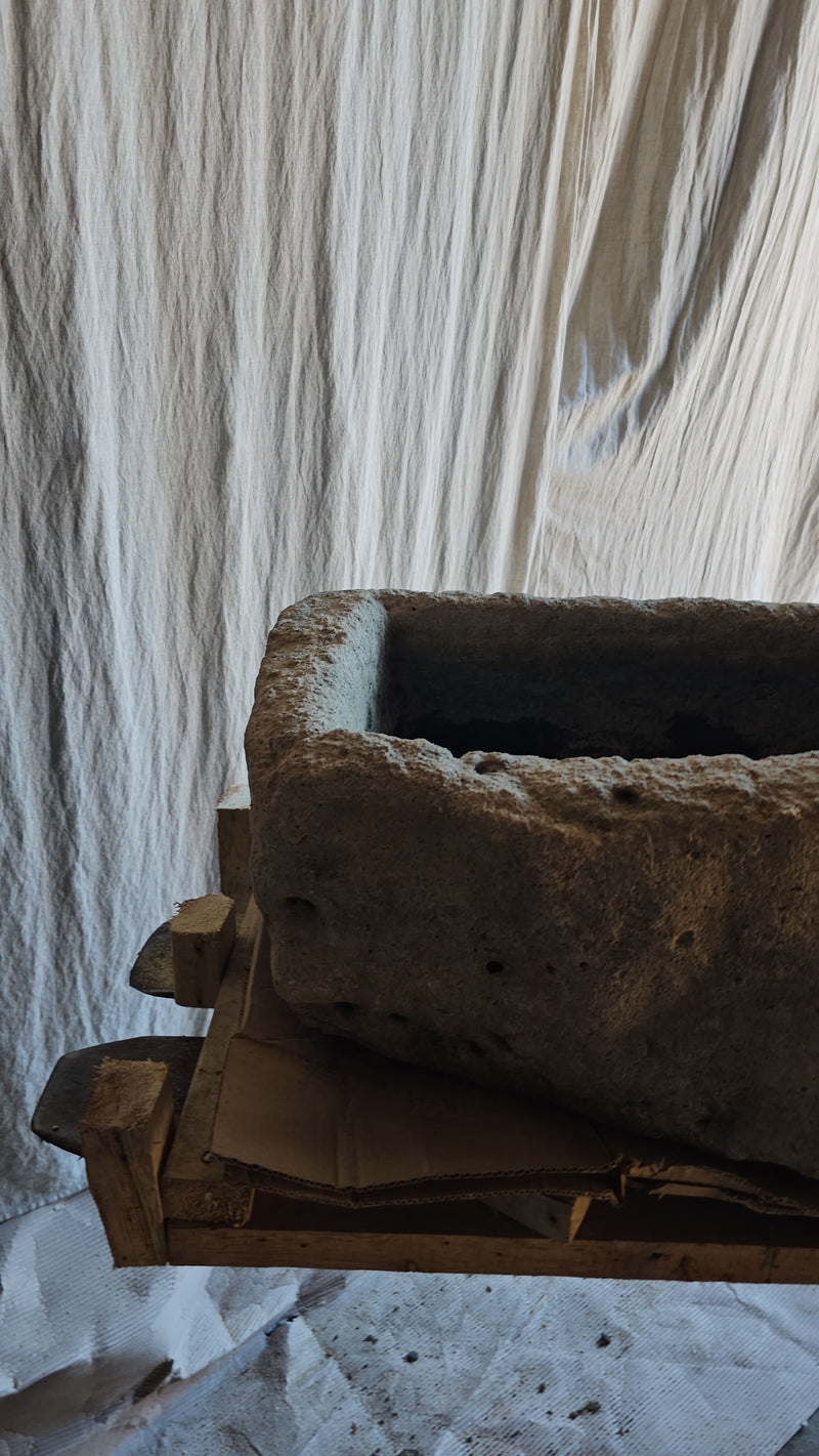 Vintage limestone trough C2