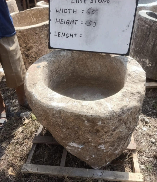 Vintage Limestone Trough J25 65x65x50cm