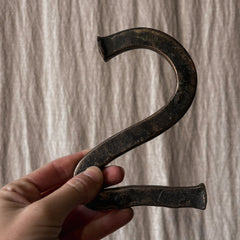 Hand forged '2'