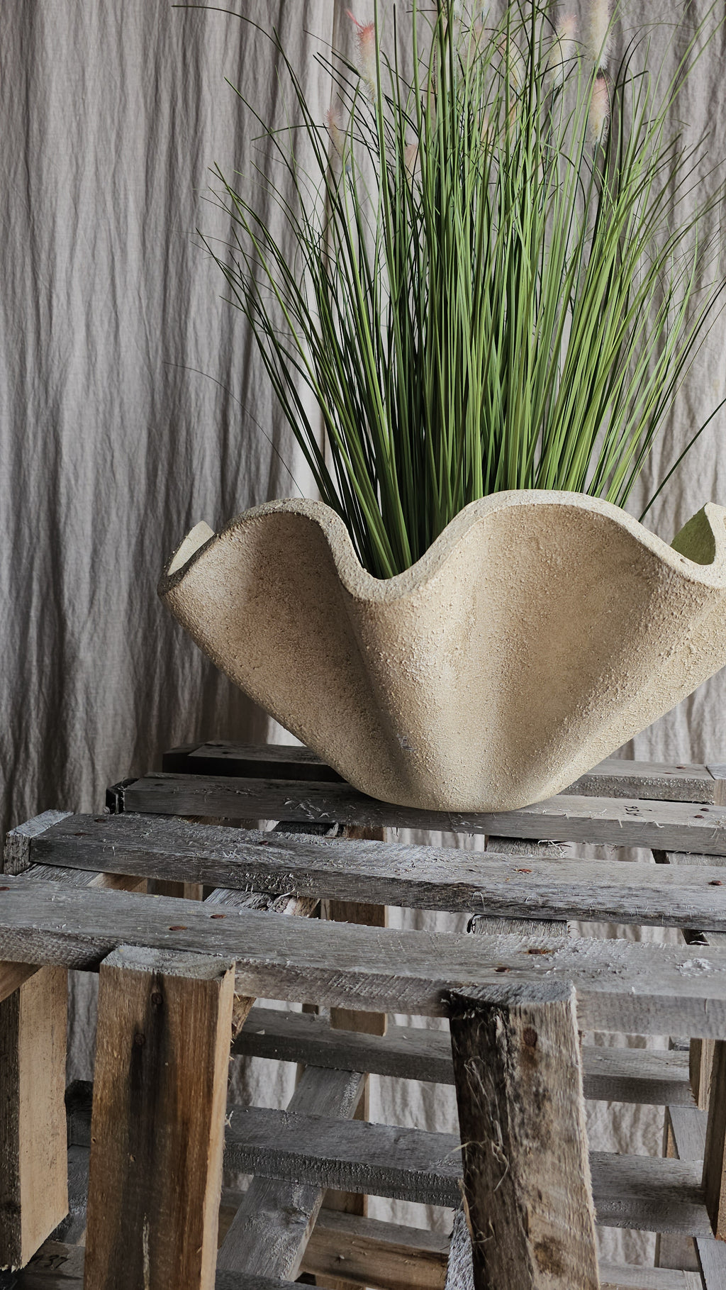 FLUTED POT – Big Daisy