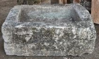 Vintage limestone trough C24