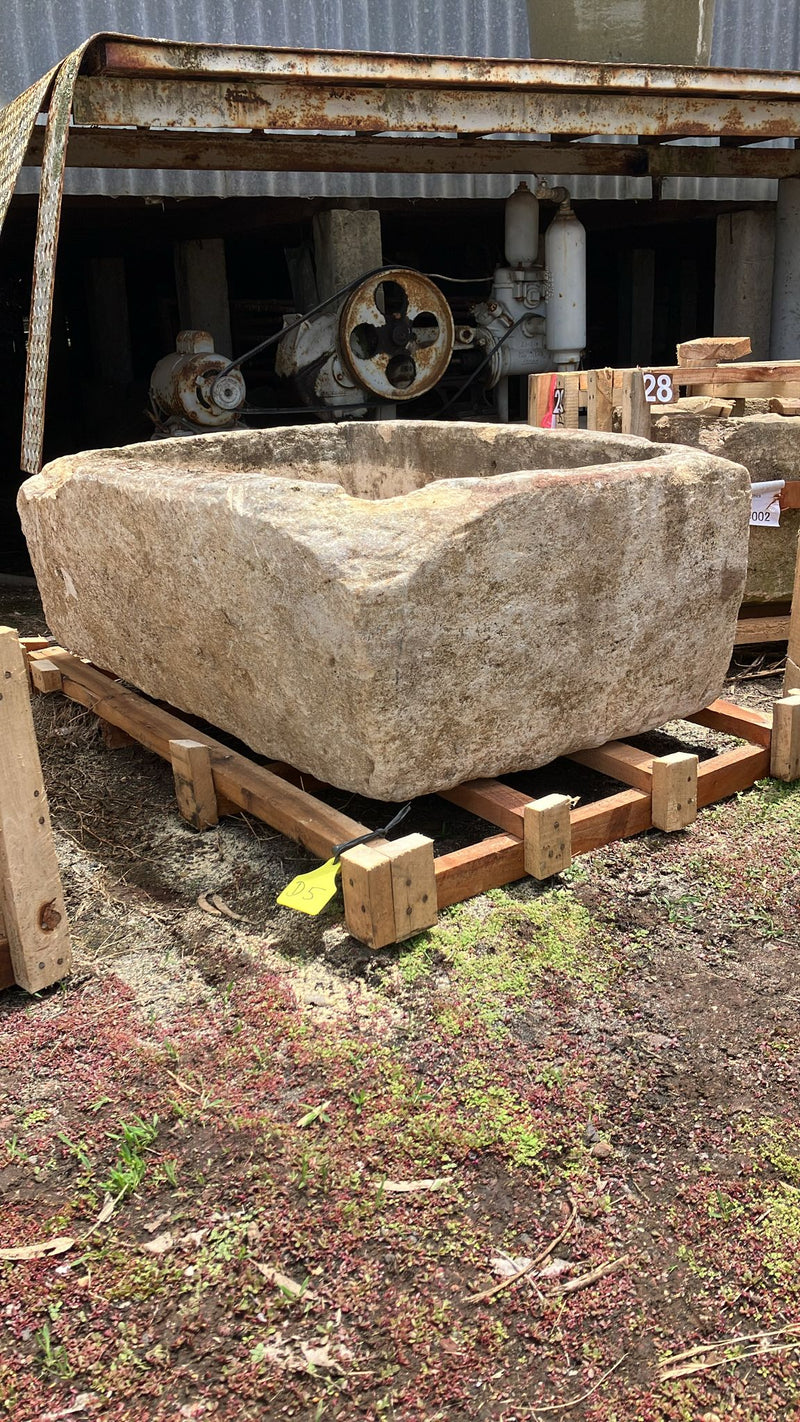 Vintage limestone trough D5