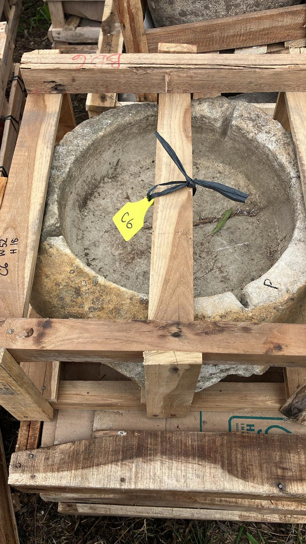 Vintage limestone trough C6