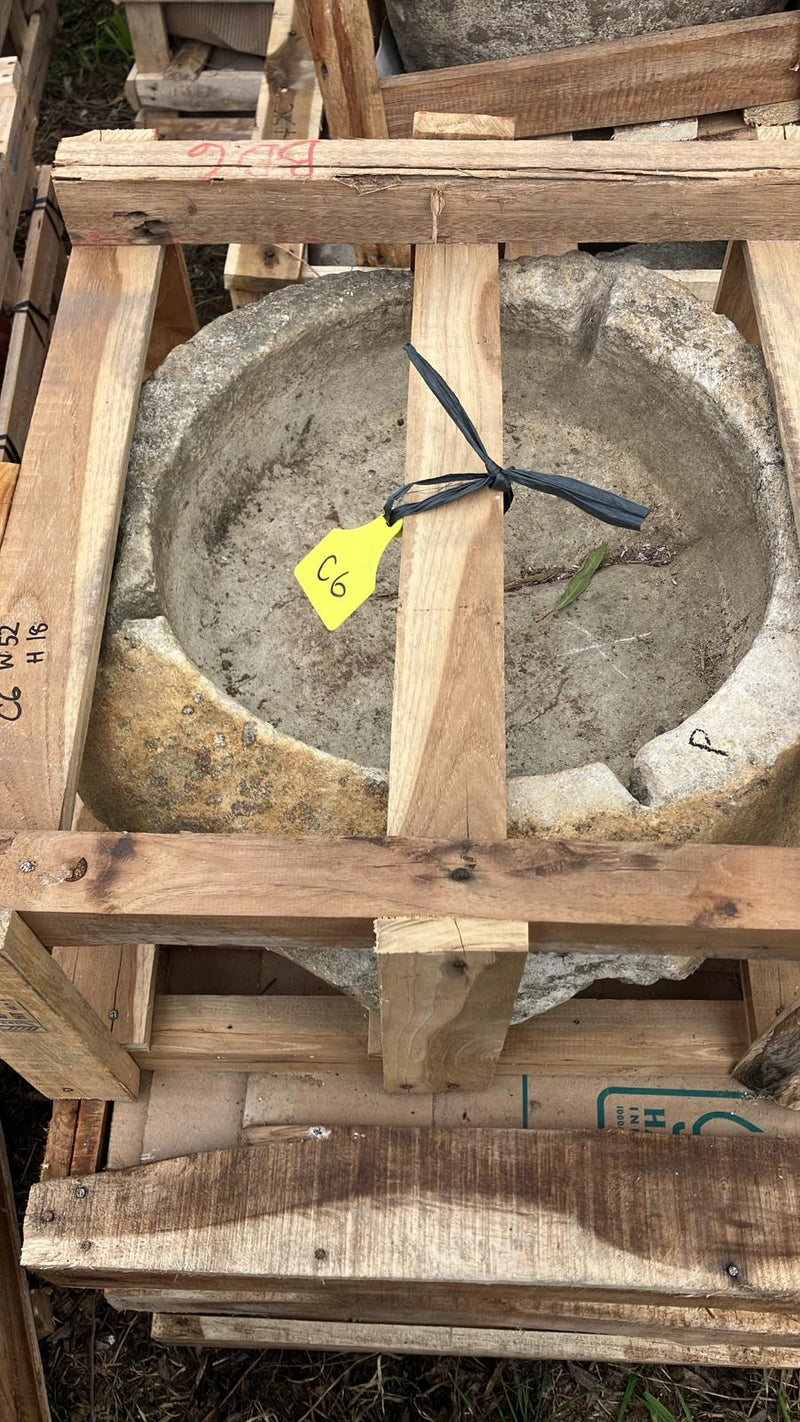 Vintage limestone trough C6