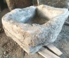 Vintage limestone trough C29